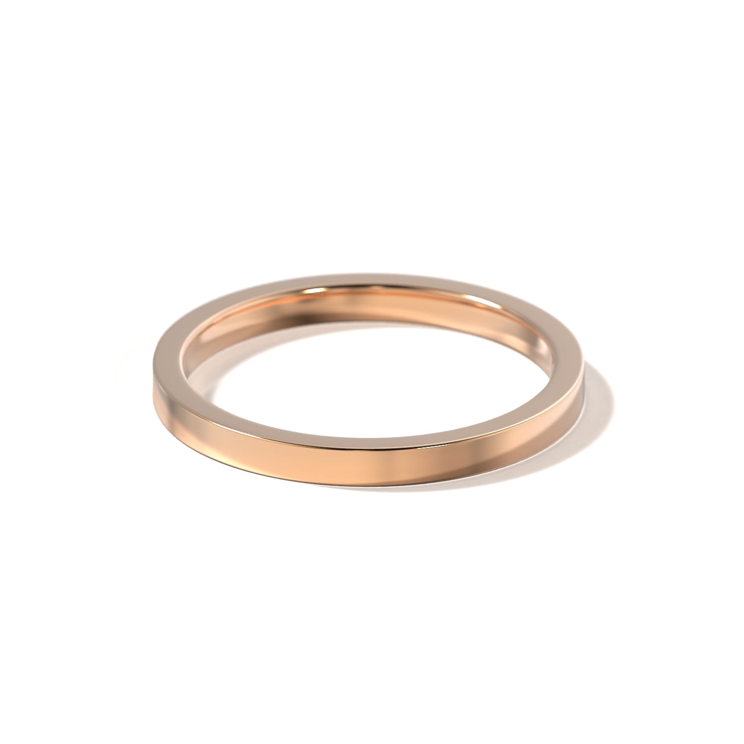 HER CONTEMPORARY WEDDING BAND - 2MM