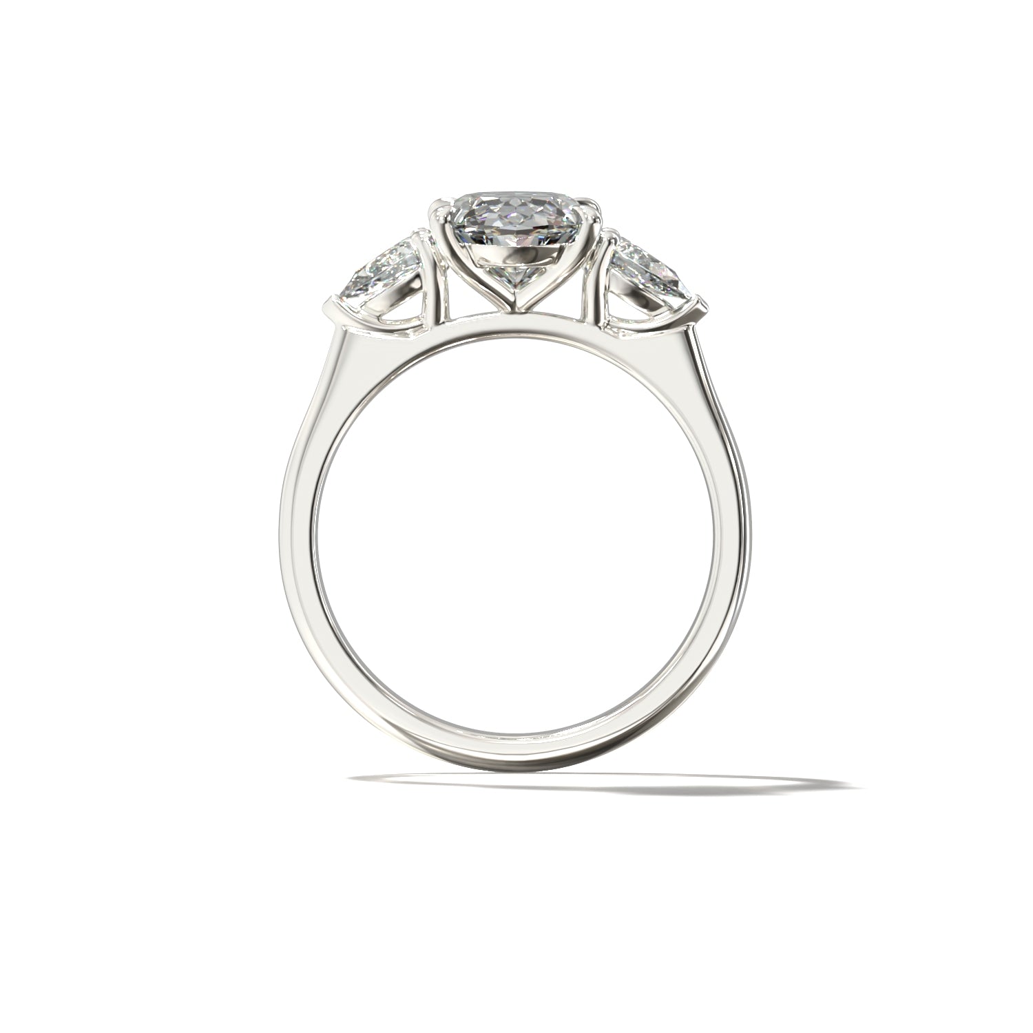 THREE STONE OVAL & PEARS