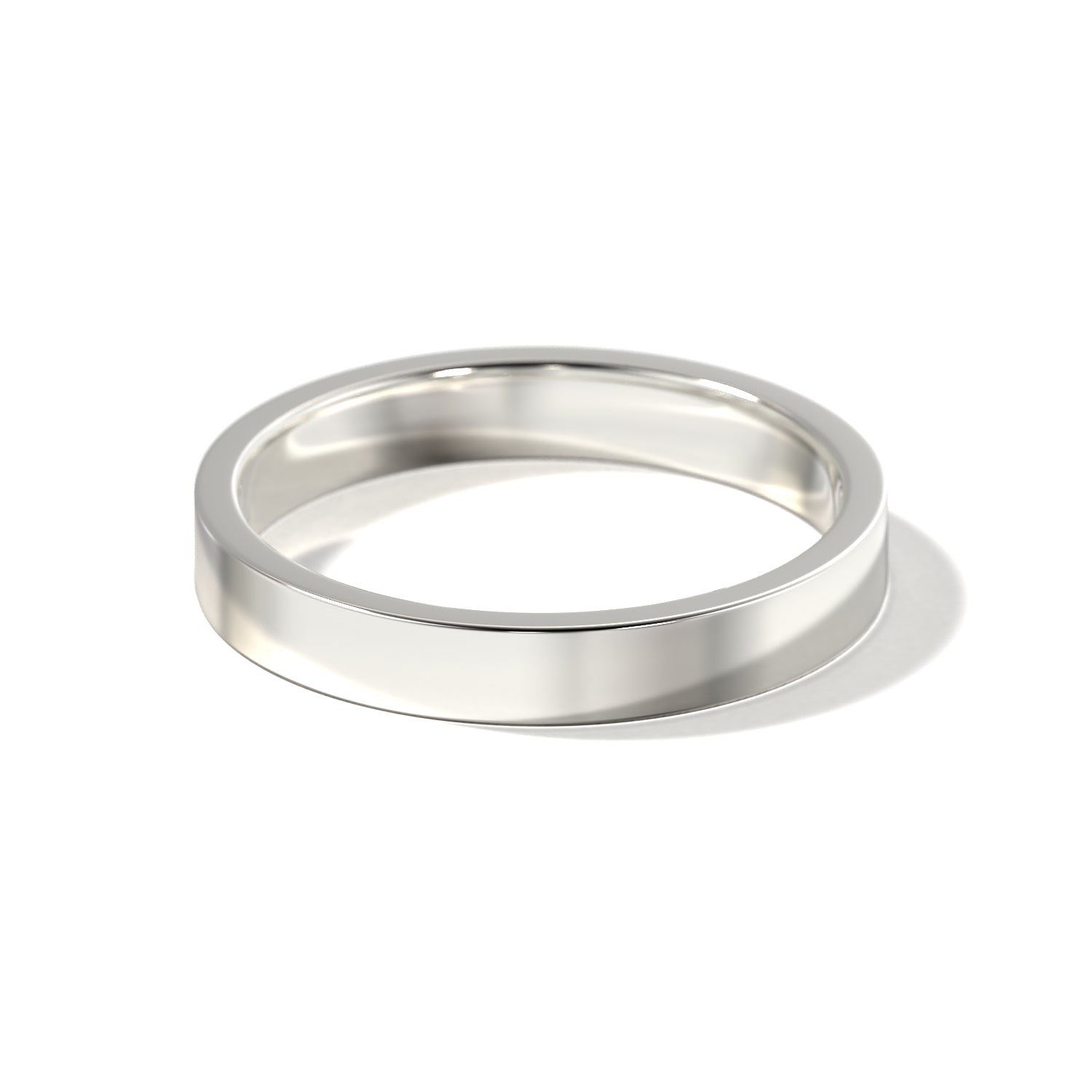 HIS CONTEMPORARY WEDDING BAND - 3.5MM