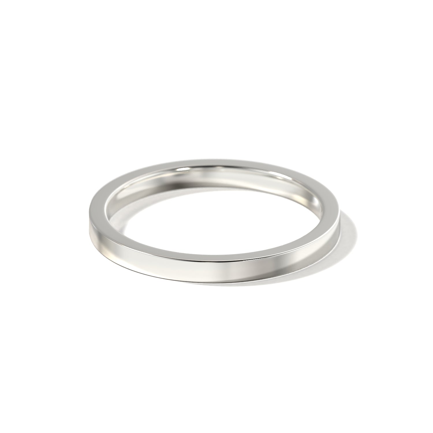 HER CONTEMPORARY WEDDING BAND - 2MM