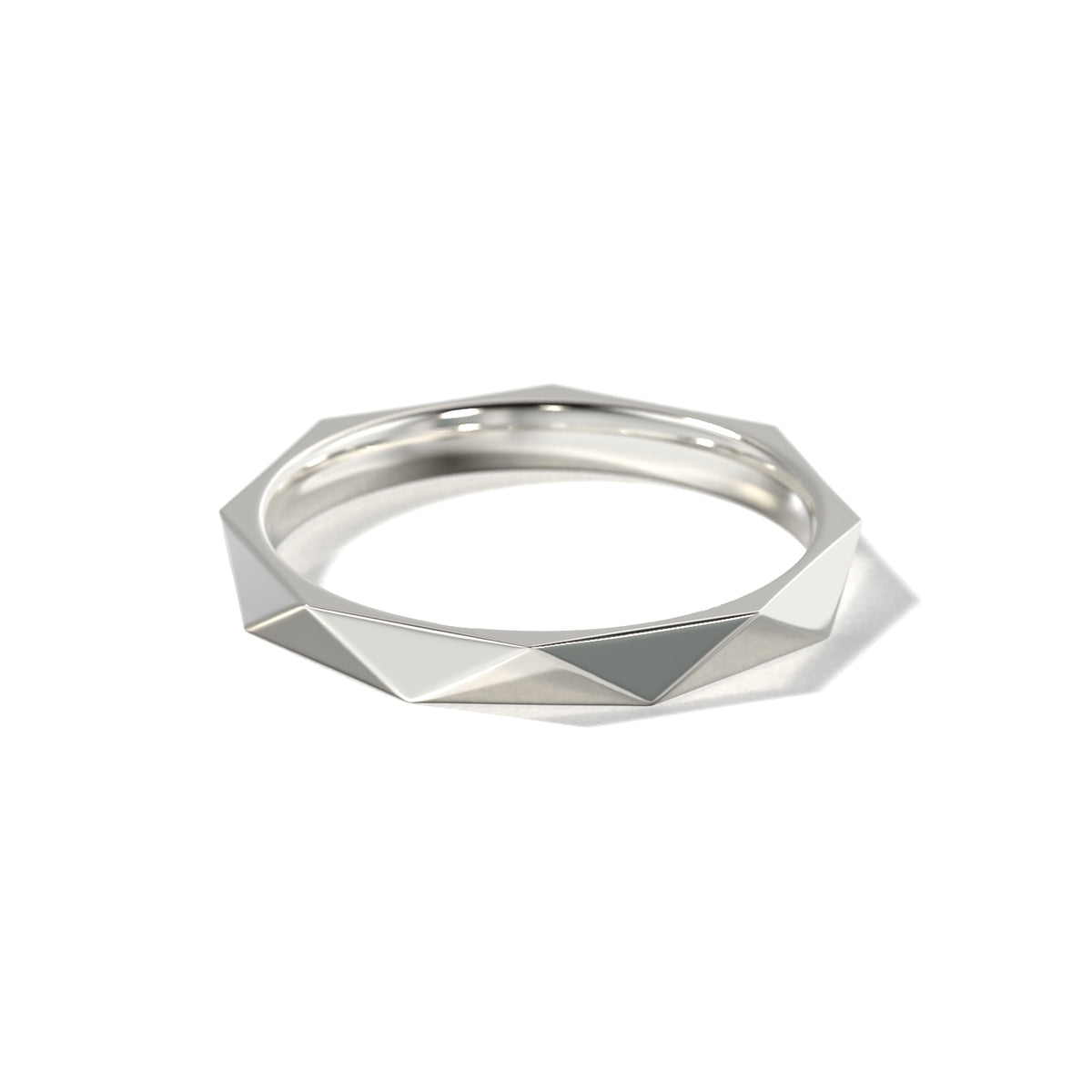 HER SCULPTED WEDDING BAND