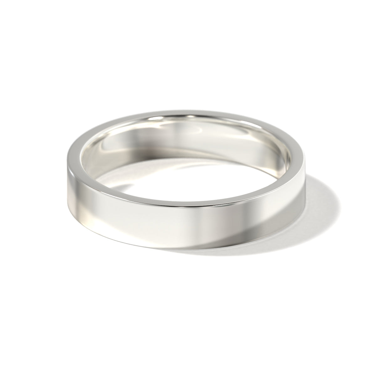 HIS CONTEMPORARY WEDDING BAND - 4.5MM