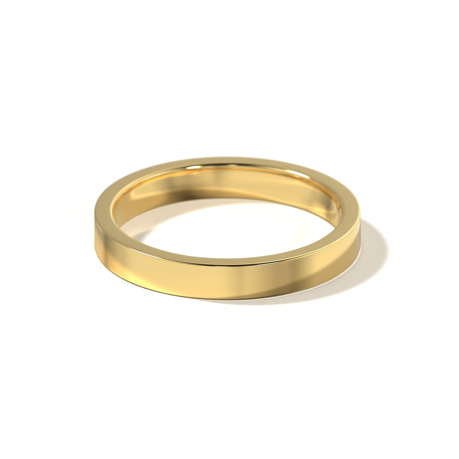 HER CONTEMPORARY WEDDING BAND - 3MM
