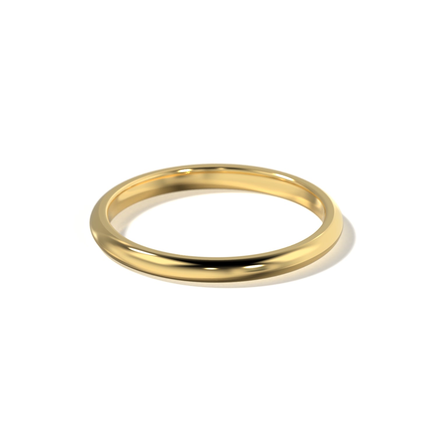HER CLASSIC WEDDING BAND - 2MM