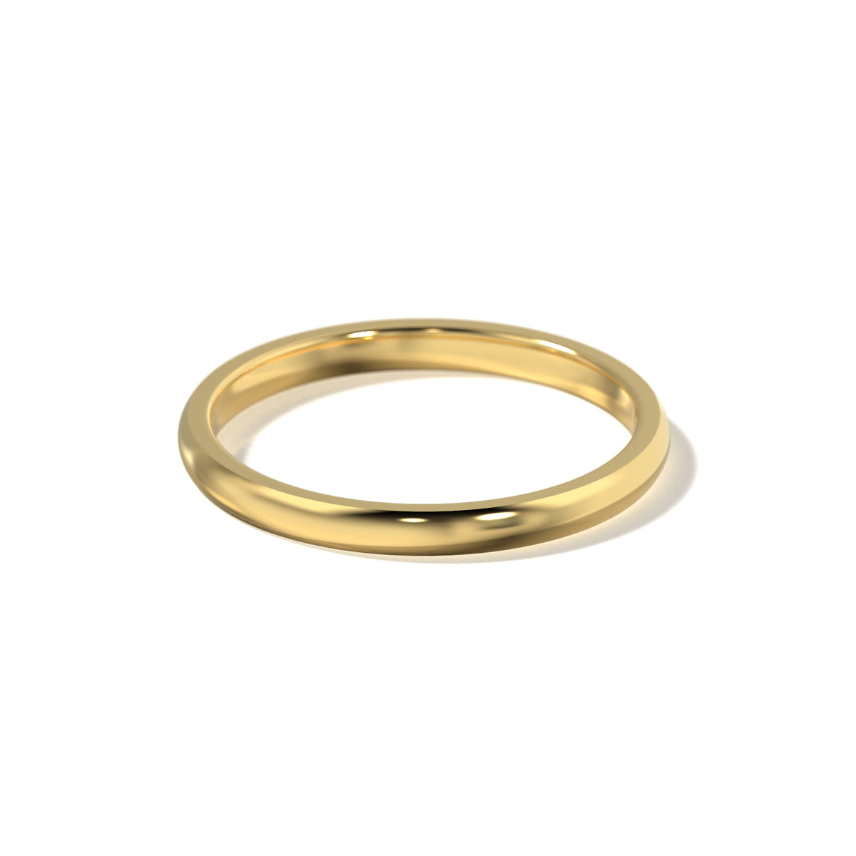 HER SIGNATURE WEDDING BAND - 2MM
