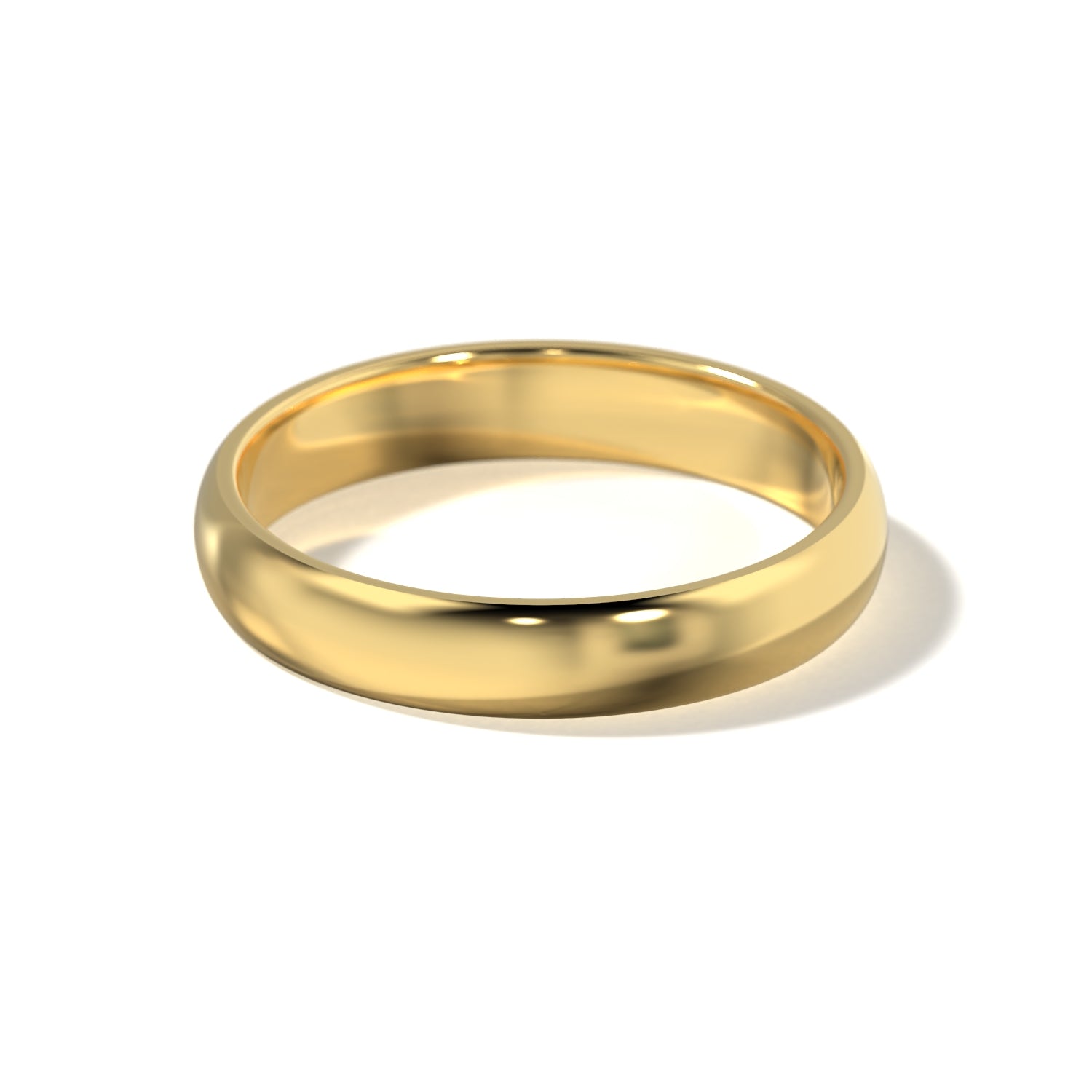 HIS CLASSIC WEDDING BAND - 4MM