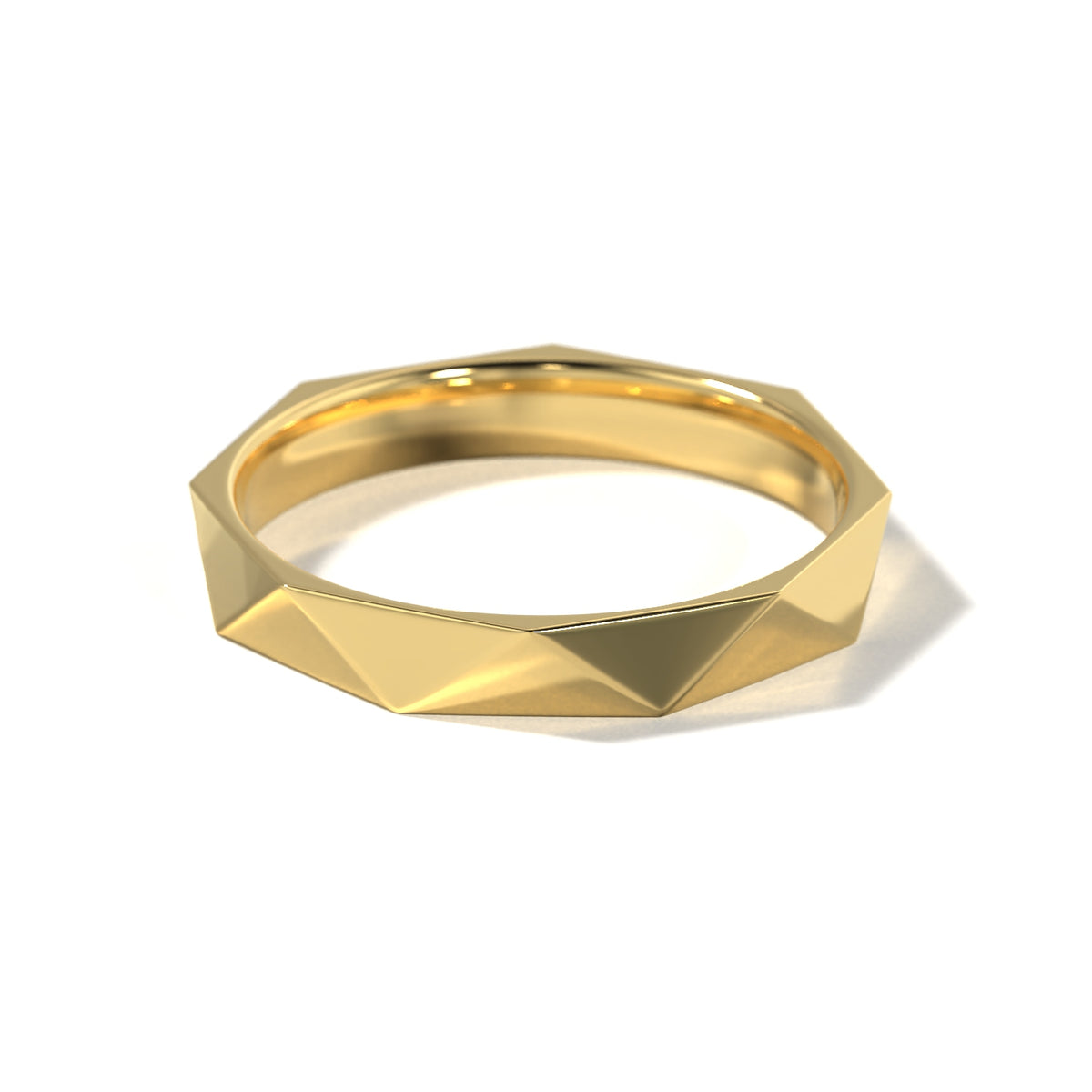 HIS SCULPTED WEDDING BAND
