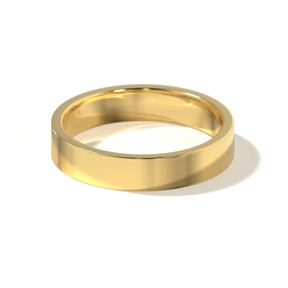 HIS CONTEMPORARY WEDDING BAND - 4.5MM