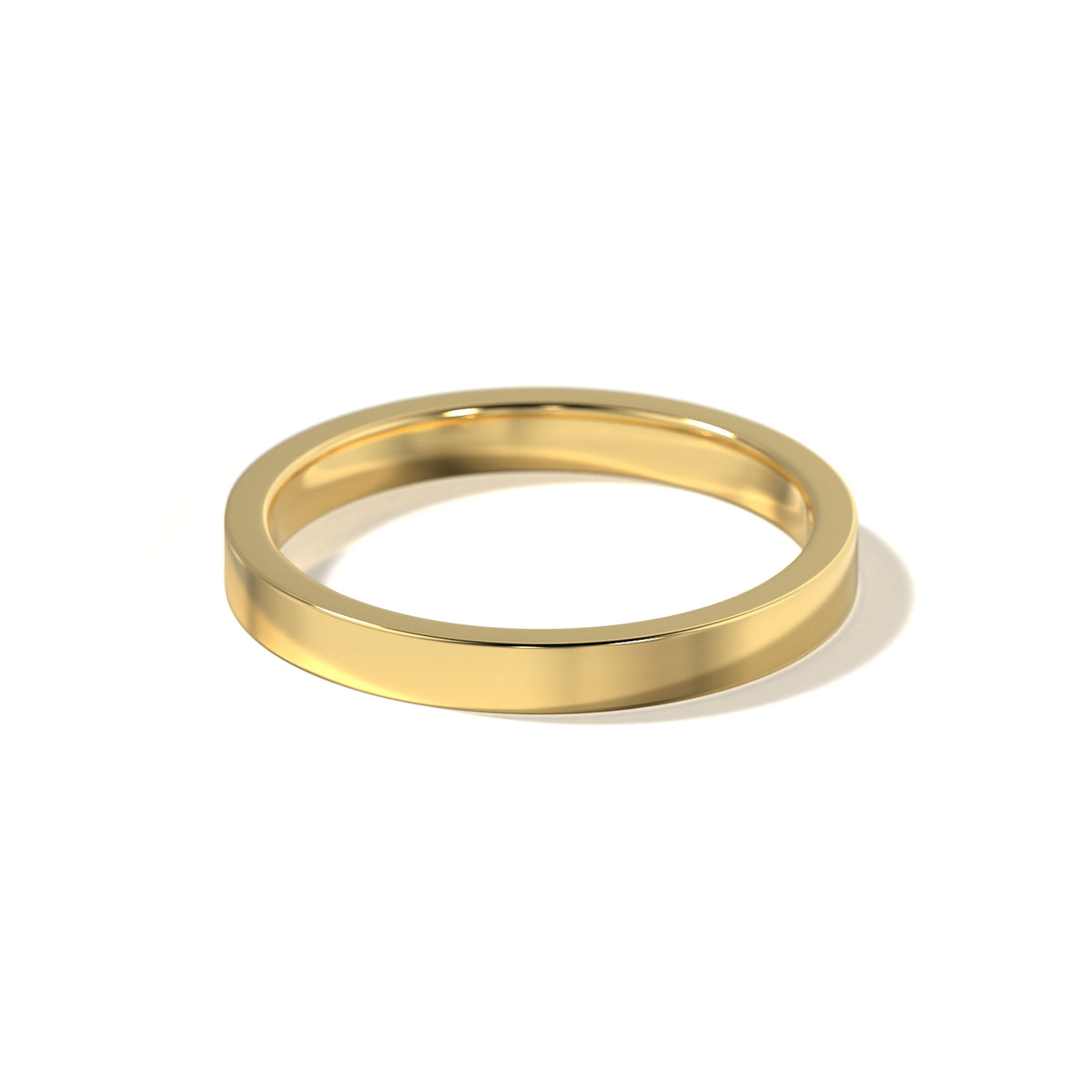 HER CONTEMPORARY WEDDING BAND - 2.5MM