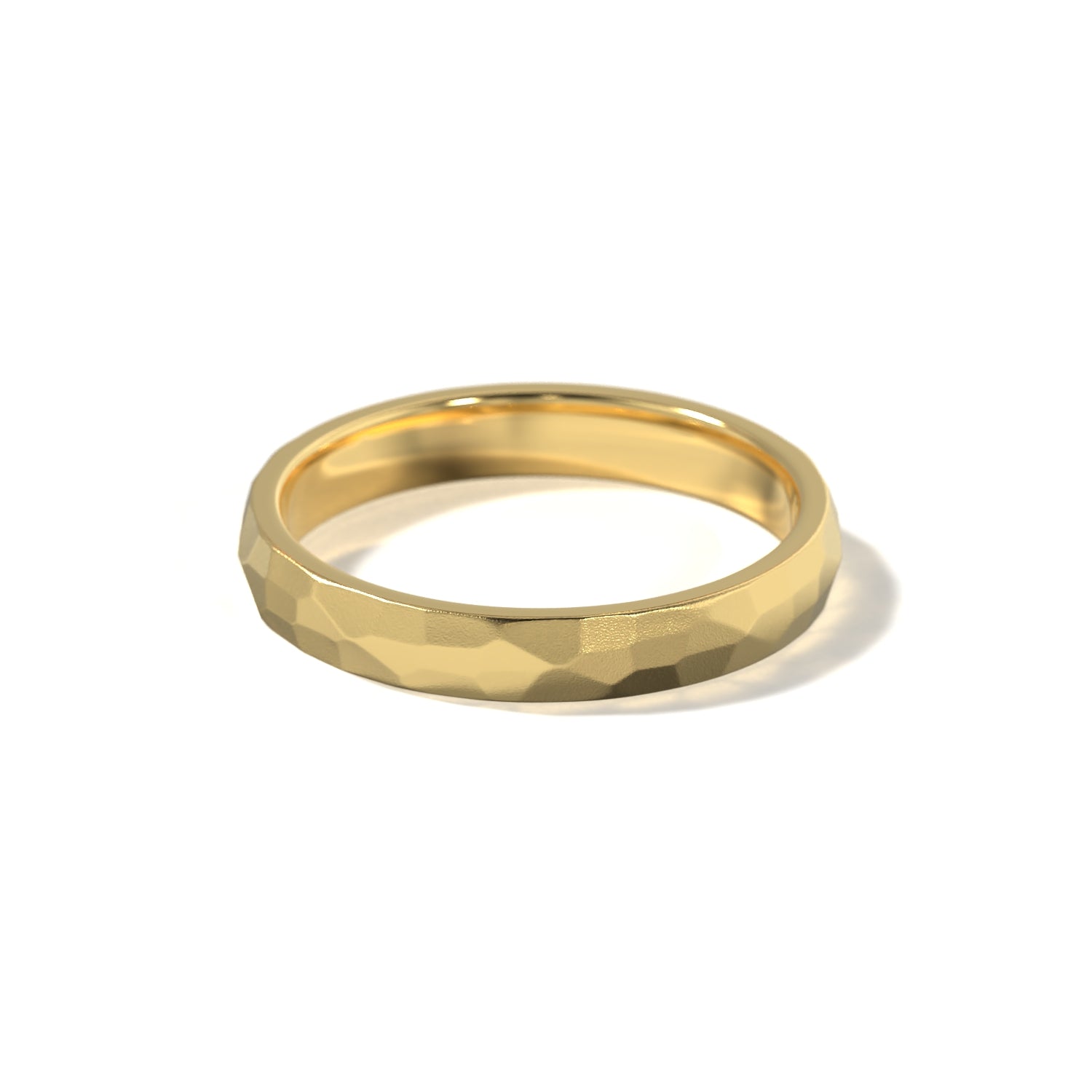 HER HAMMERED WEDDING BAND