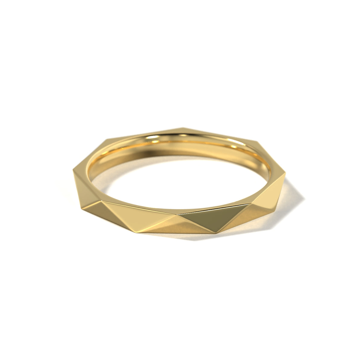 HER SCULPTED WEDDING BAND