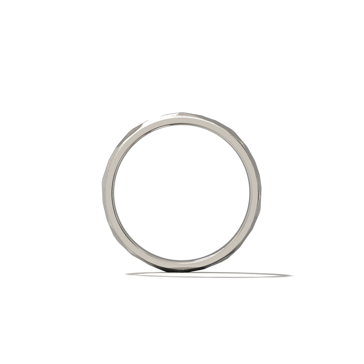 HER HAMMERED WEDDING BAND