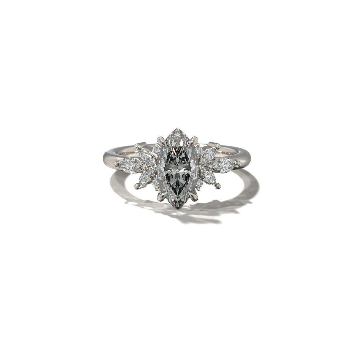MARQUISE FLORAL CLUSTER