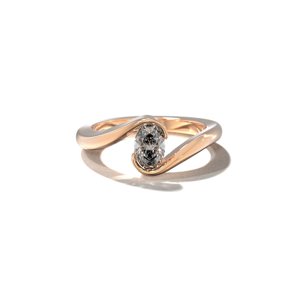OVAL BYPASS SOLITAIRE