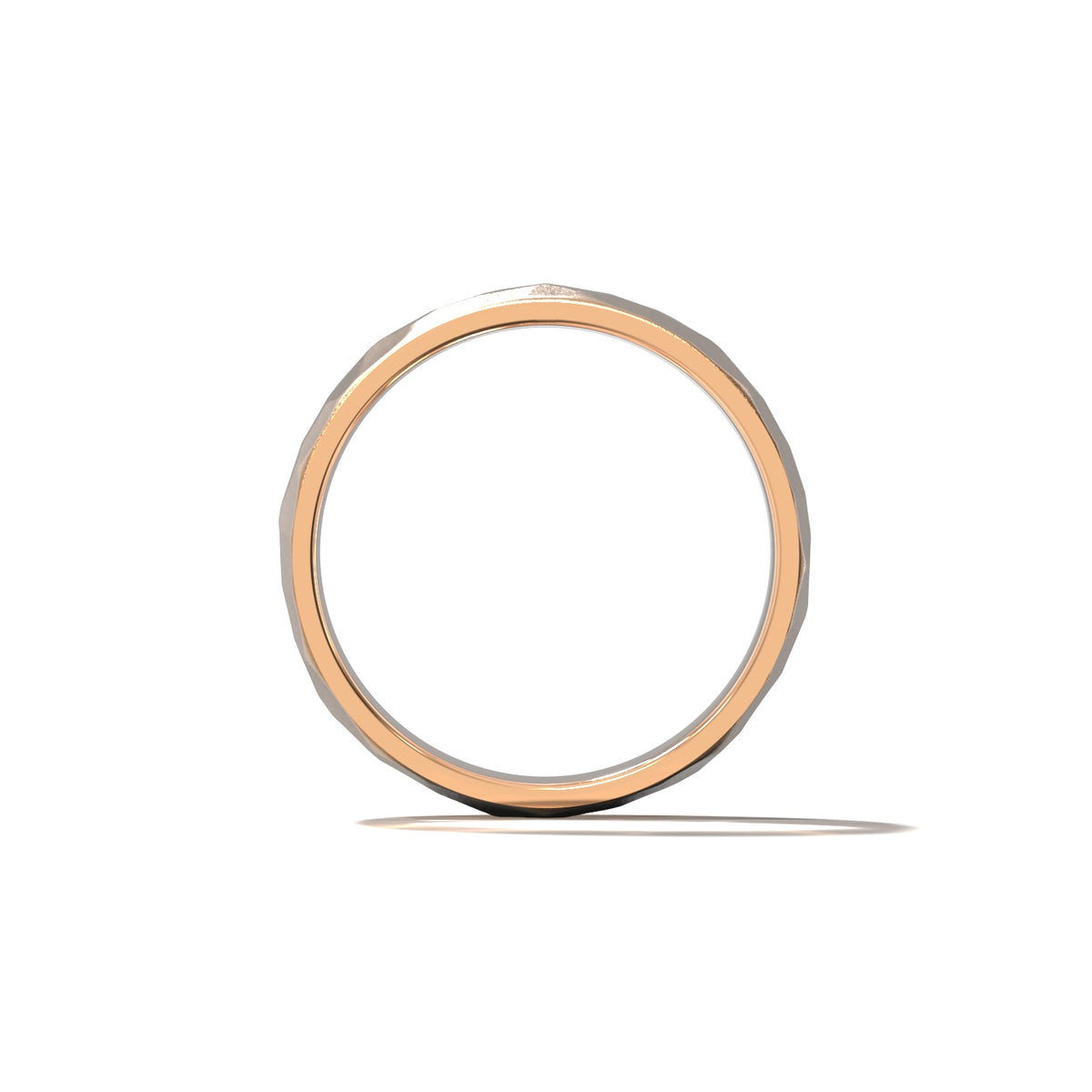 HIS HAMMERED WEDDING BAND