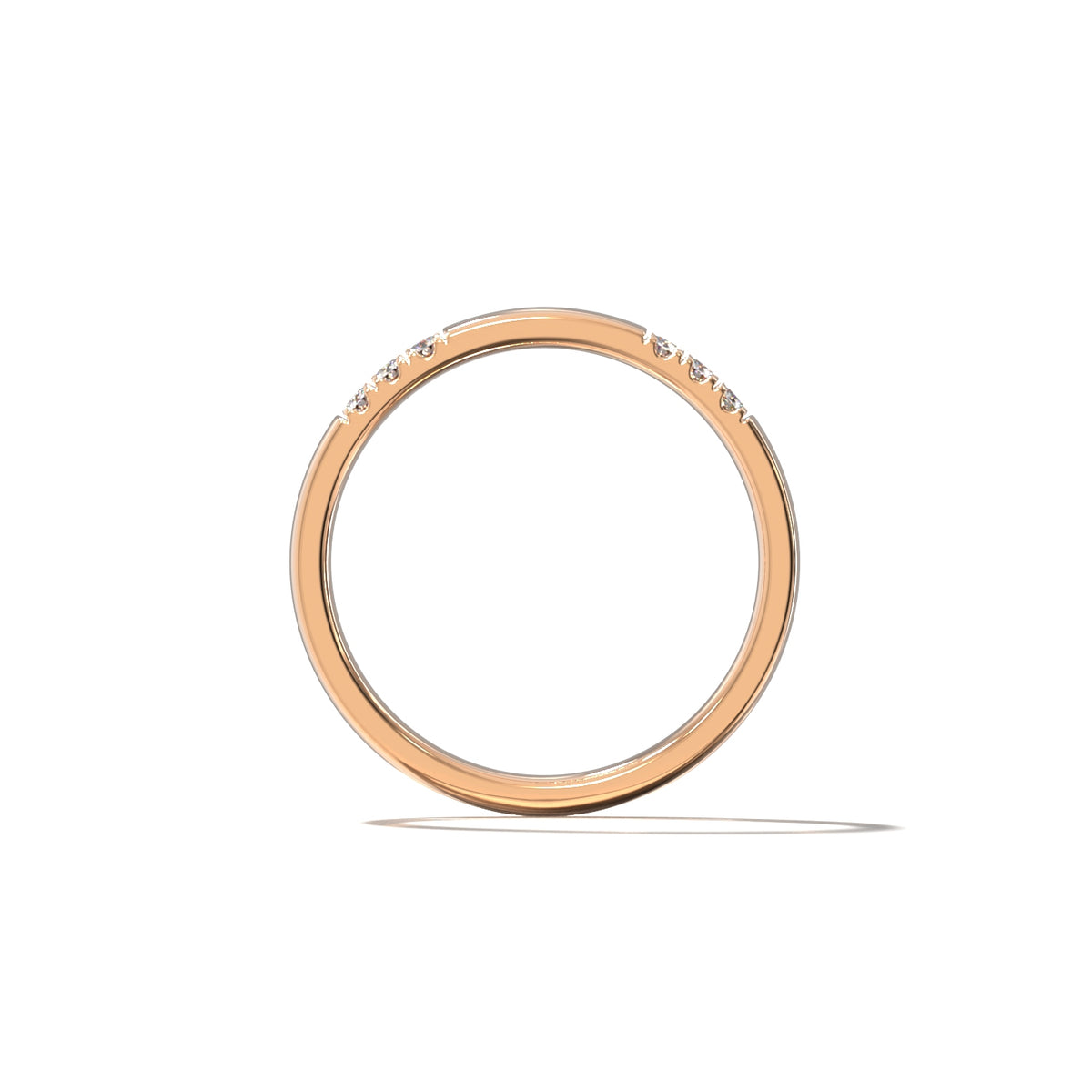 HER CLUSTER SET WEDDING BAND