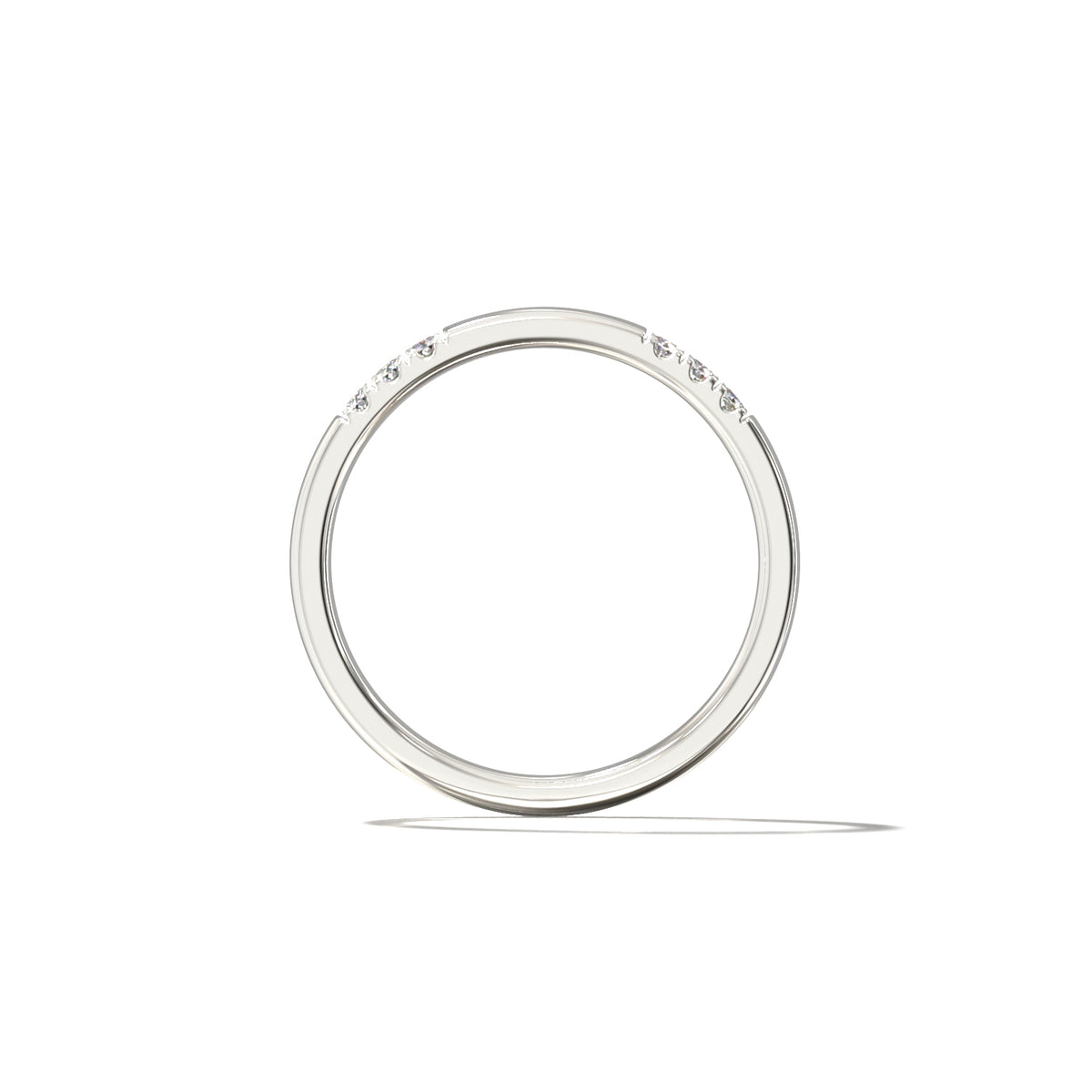HER CLUSTER SET WEDDING BAND