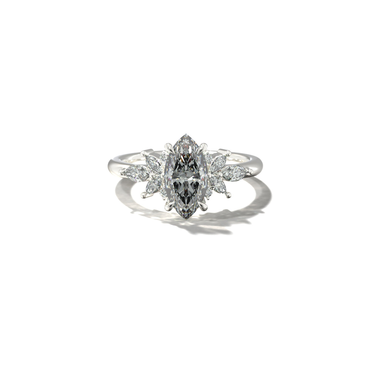 MARQUISE FLORAL CLUSTER
