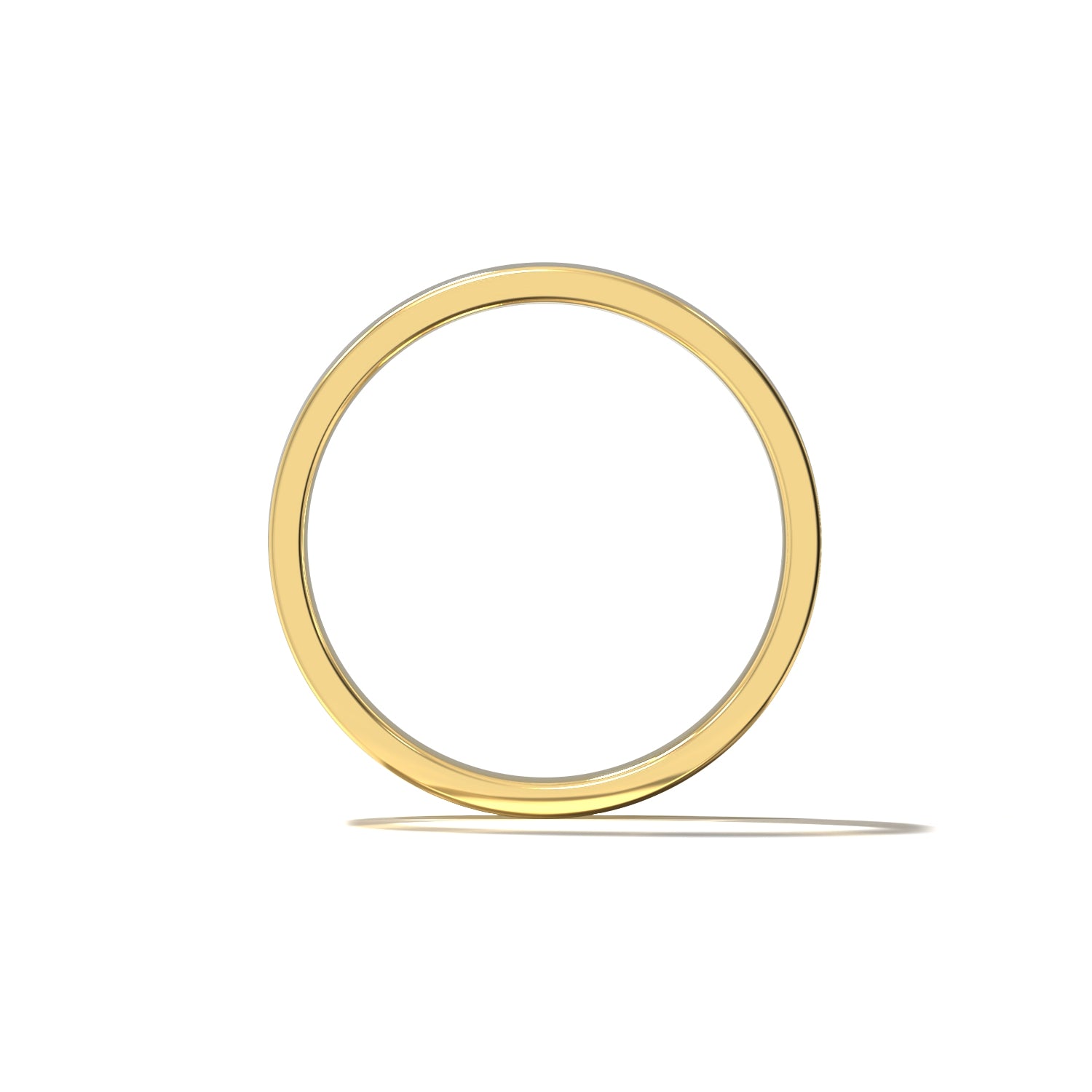 HIS CONTEMPORARY WEDDING BAND - 4MM