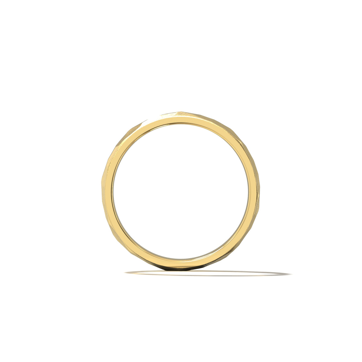HER HAMMERED WEDDING BAND