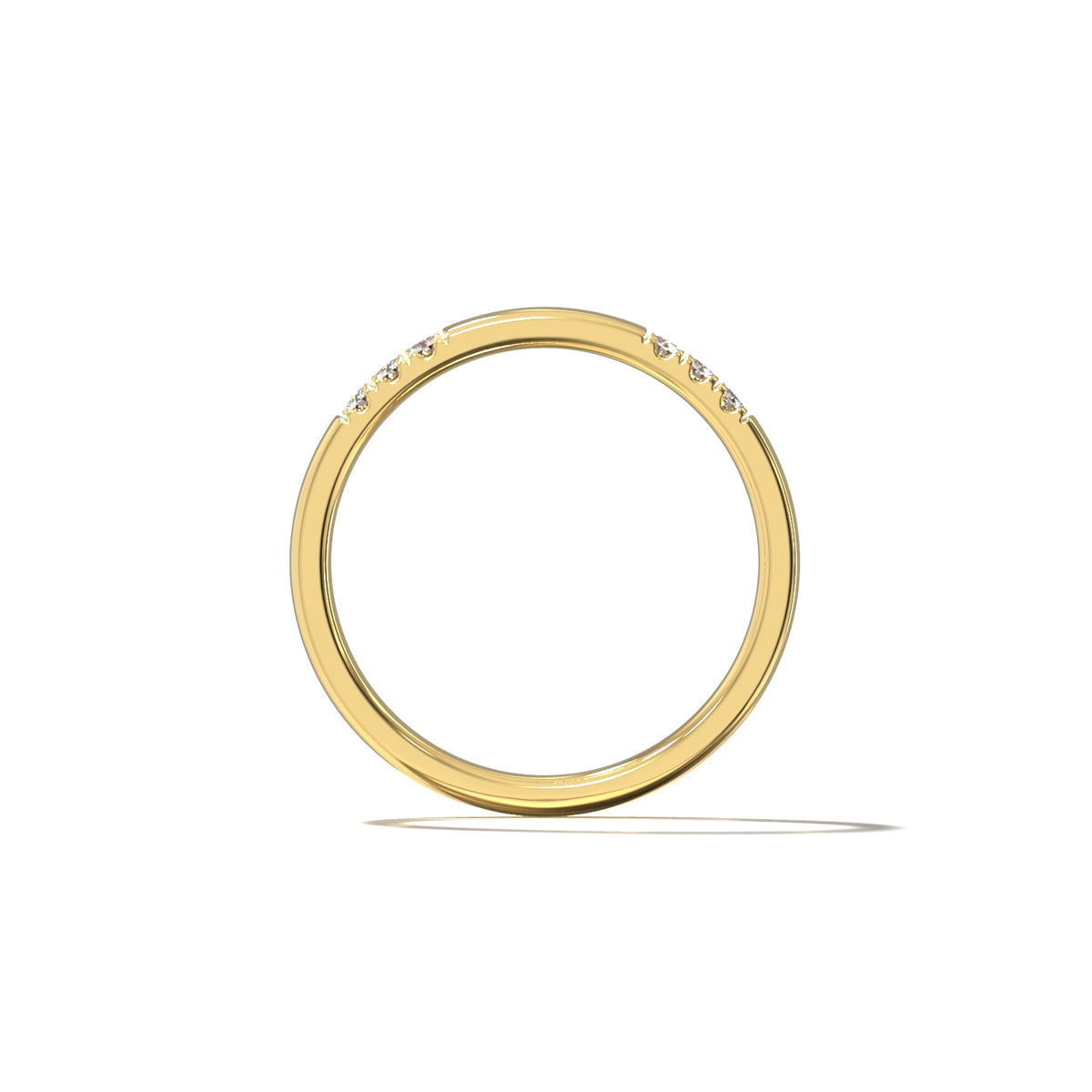 HER CLUSTER SET WEDDING BAND