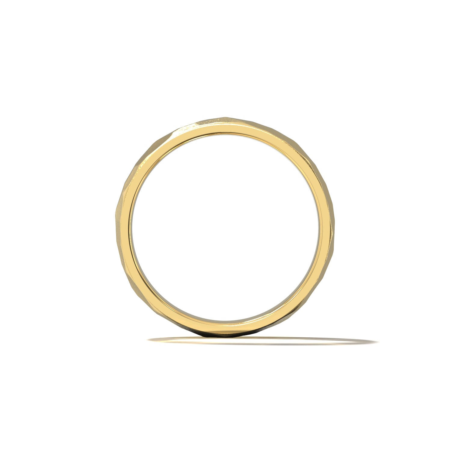 HIS HAMMERED WEDDING BAND