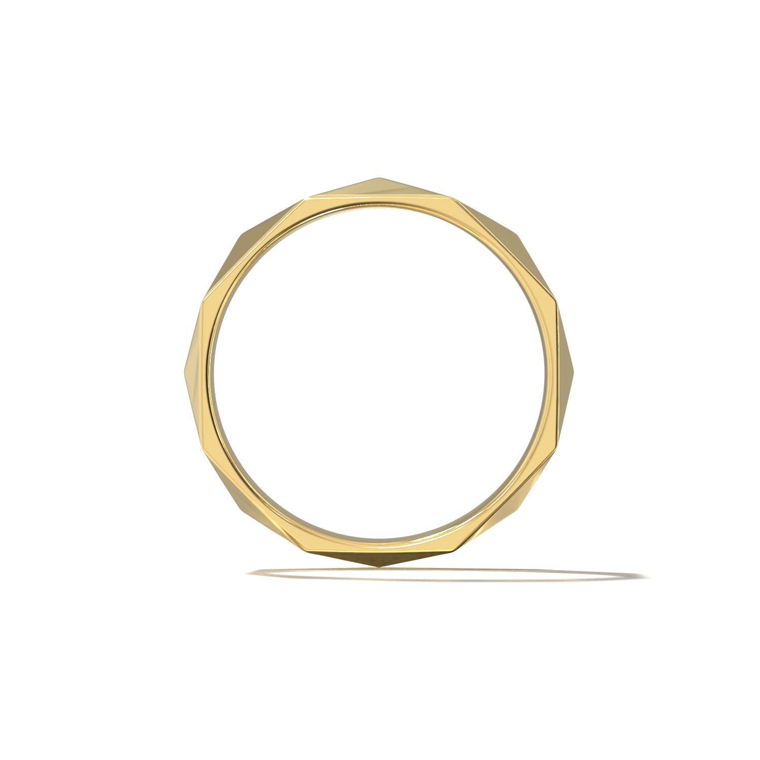 HIS SCULPTED WEDDING BAND