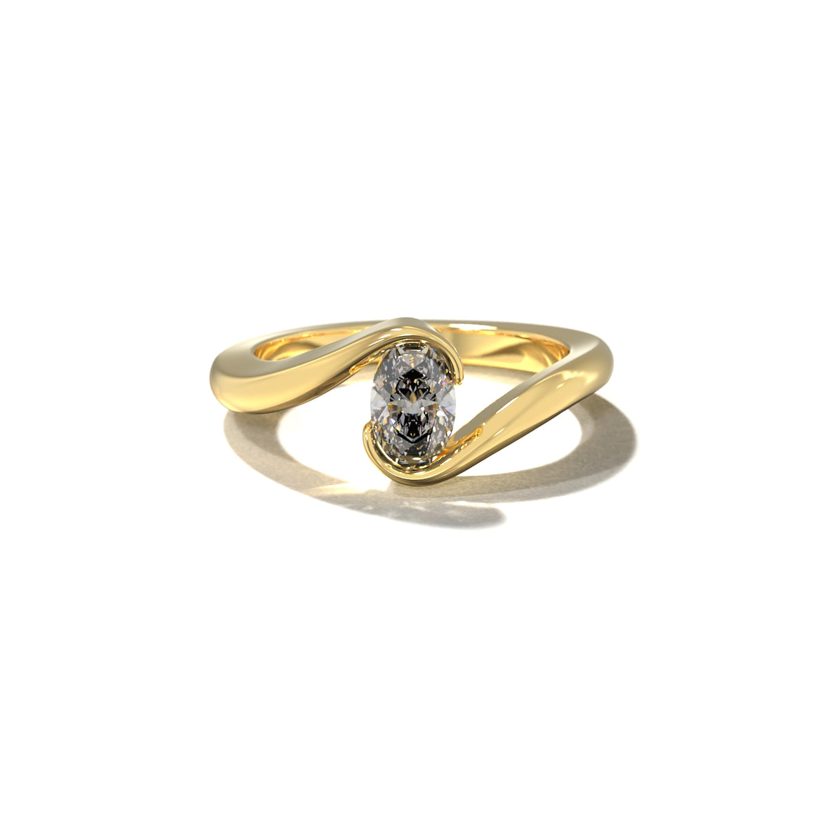 OVAL BYPASS SOLITAIRE