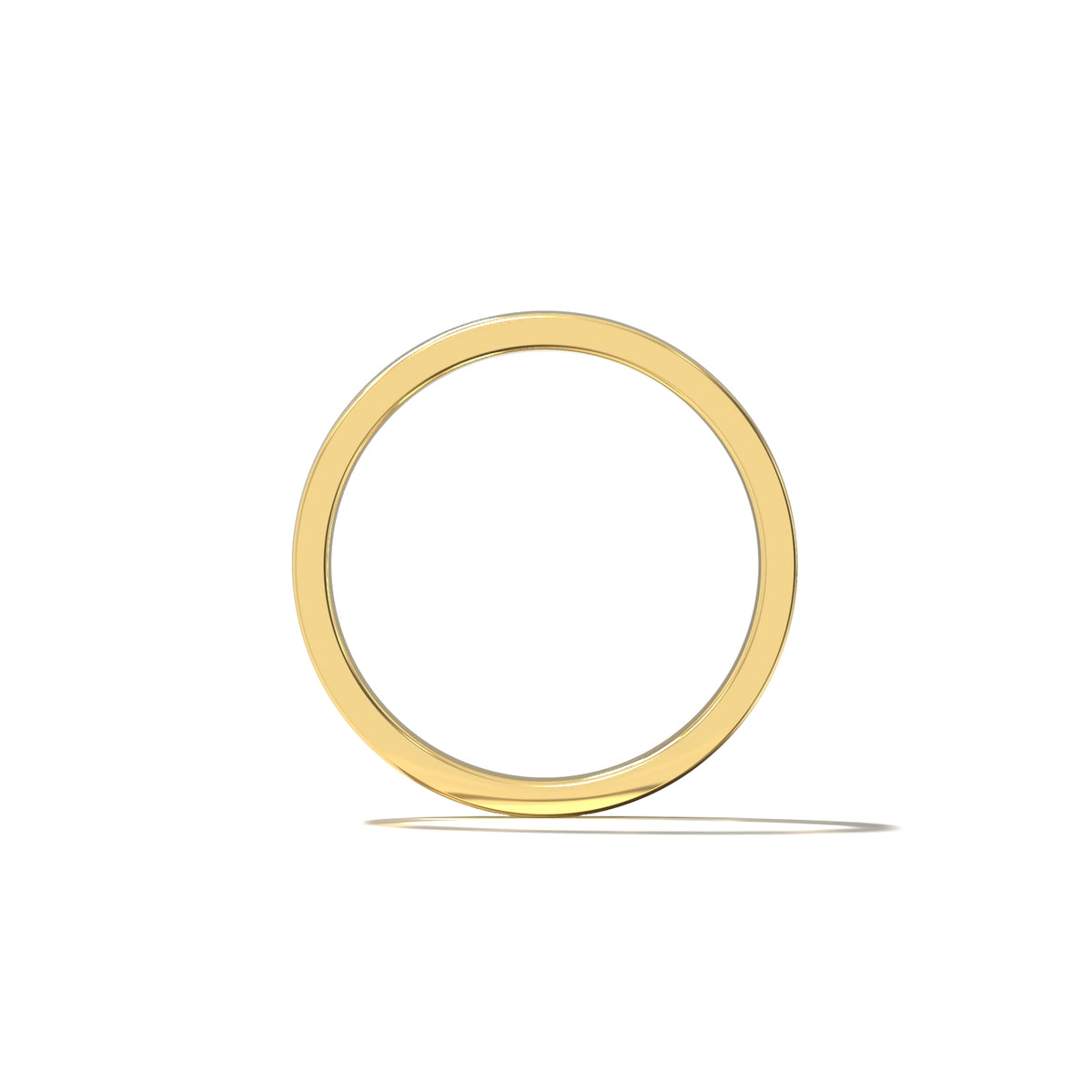 HER CONTEMPORARY WEDDING BAND - 2.5MM