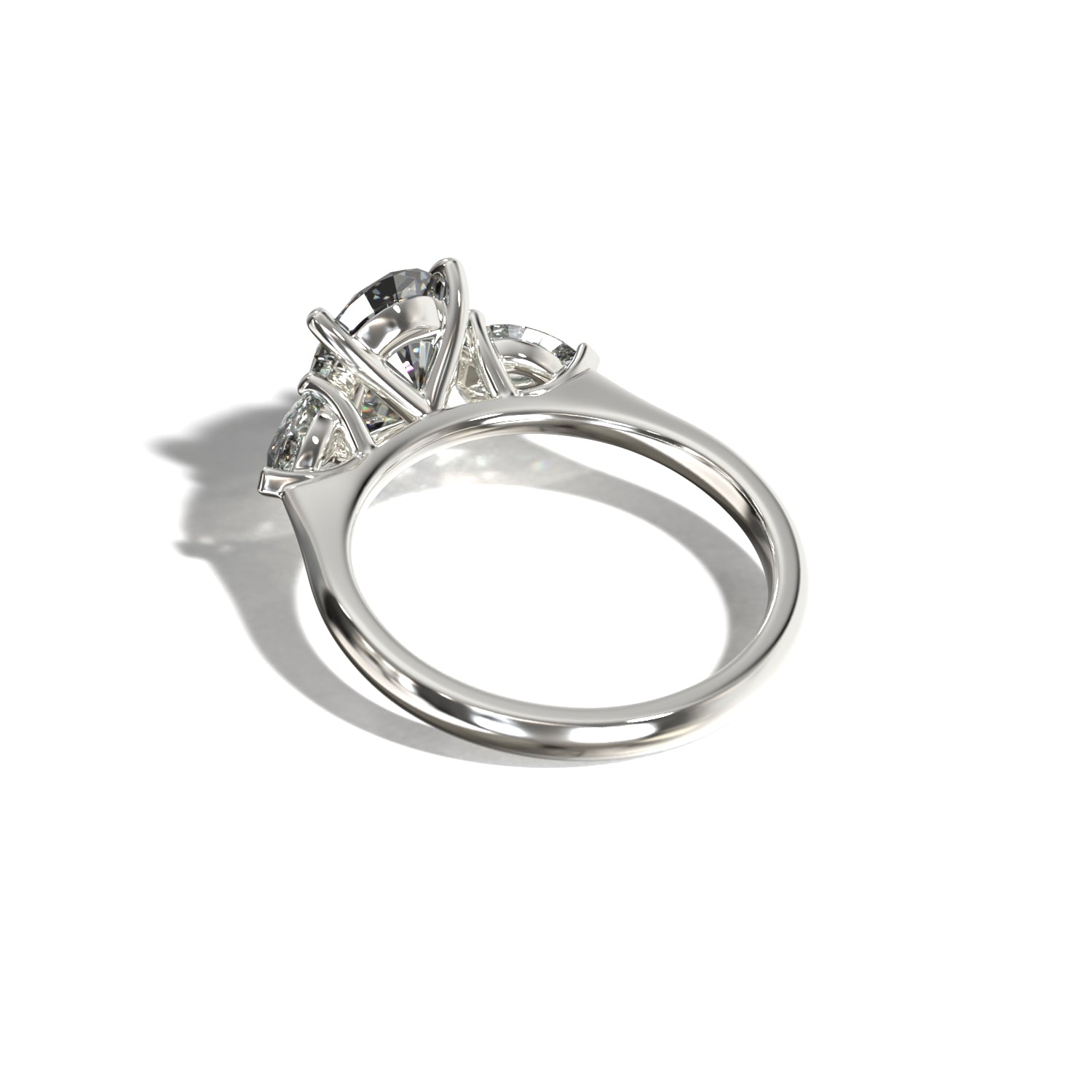 THREE STONE OVAL & PEARS