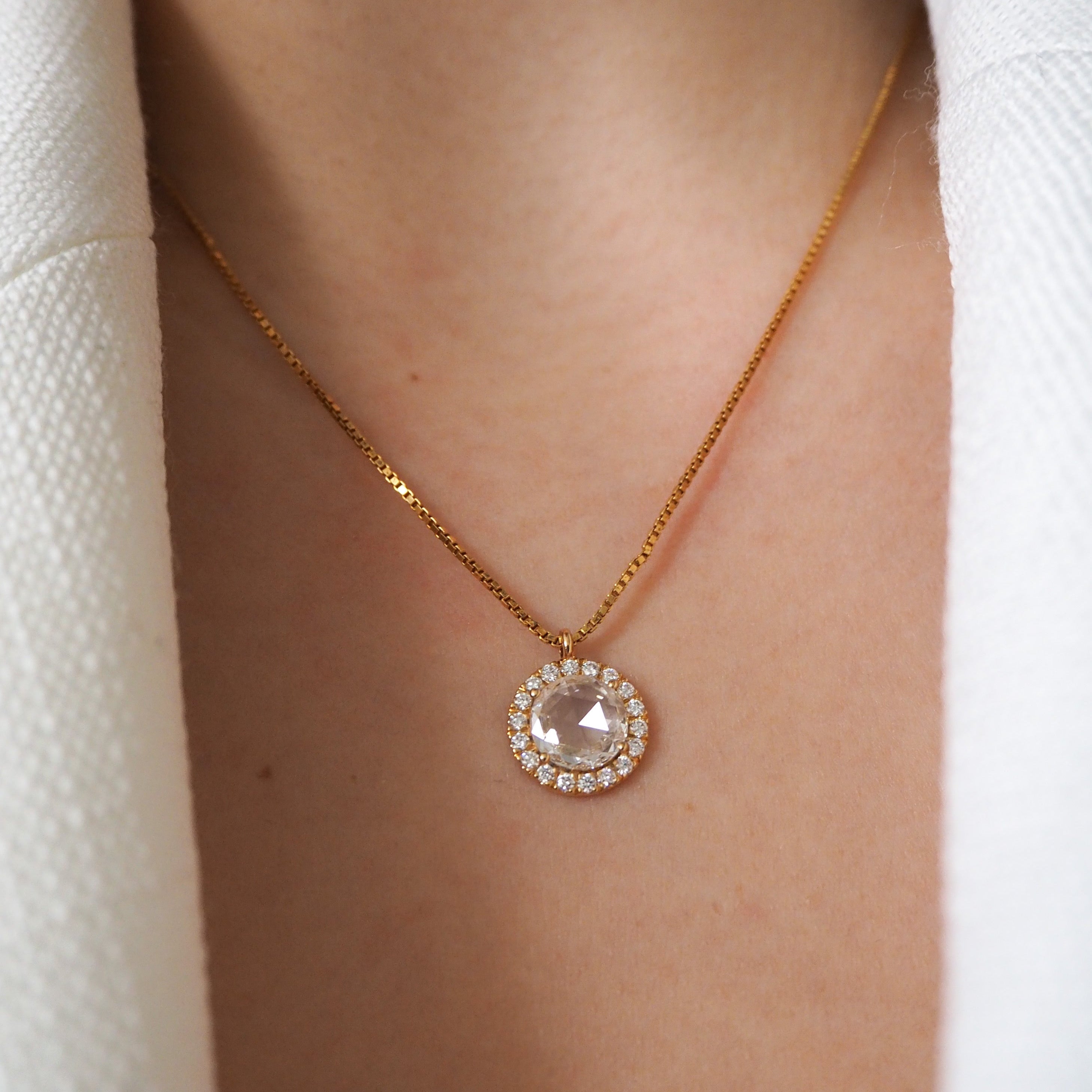ROSE CUT PENDANT