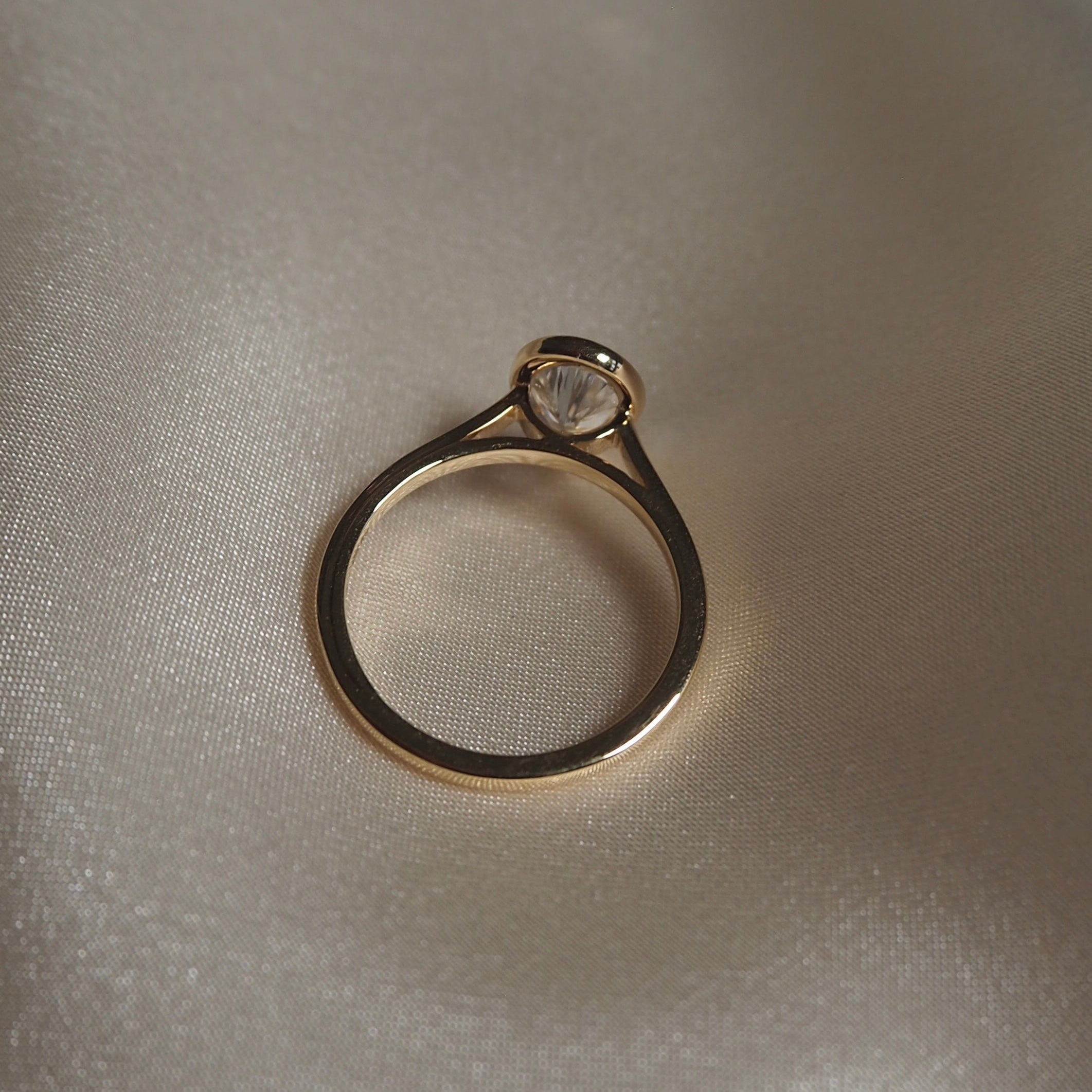 PEAR BEZEL SOLITAIRE 1.31 CARAT